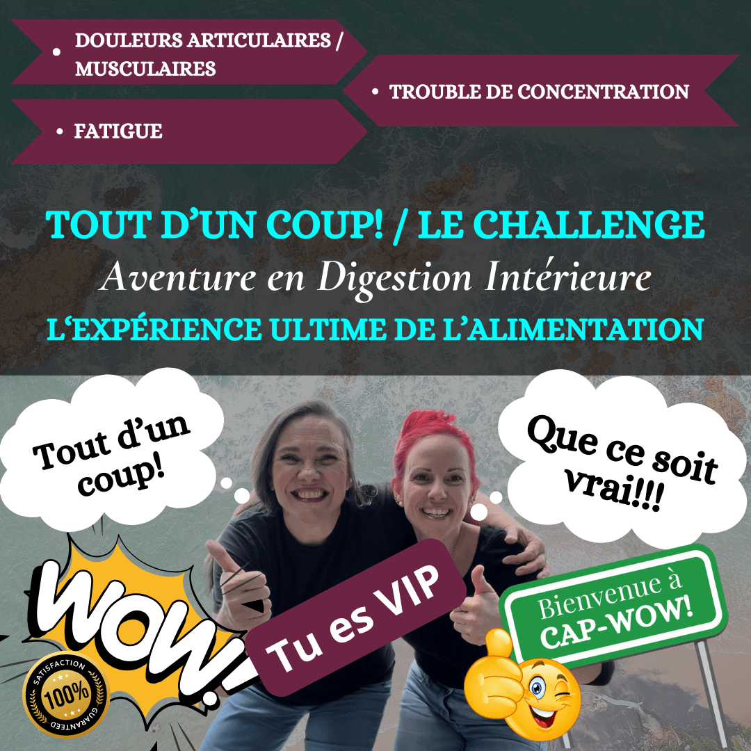 Offre VIP pour le défi <br>« Tout d'un coup »